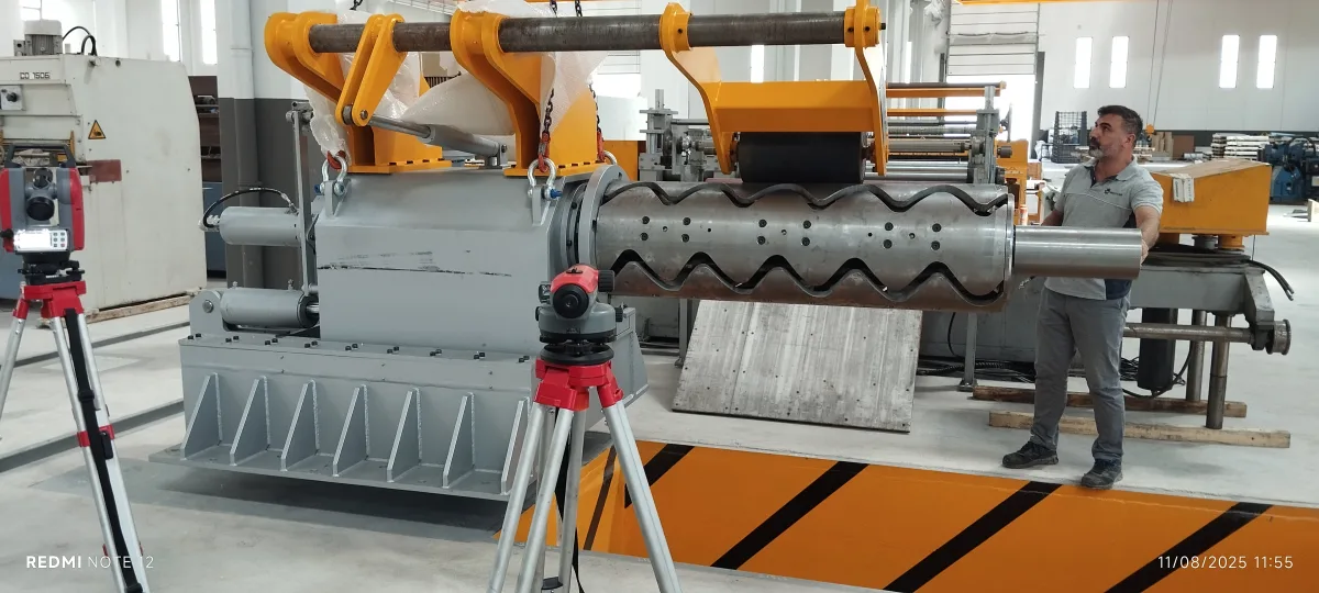 Özel makina ekipmanında ölçüm ve montaj kontrolü