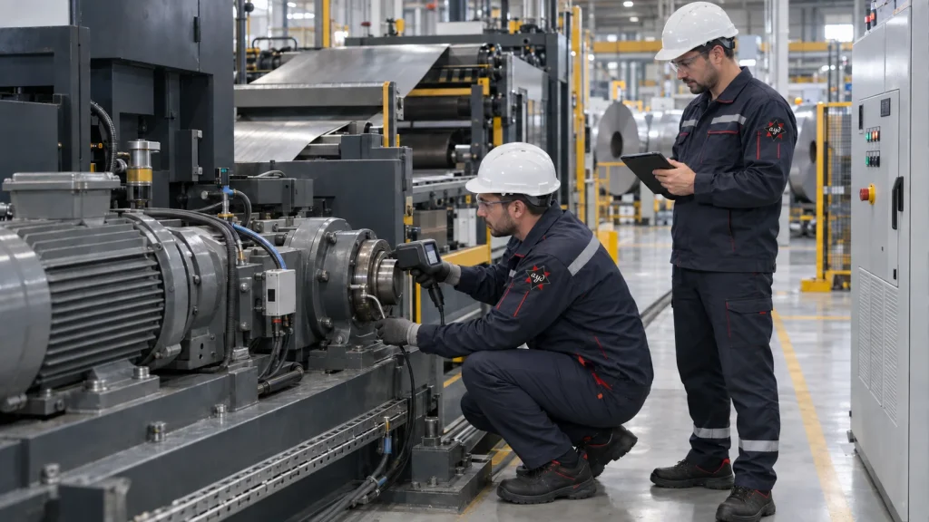 AYD Mekatronik teknisyenleri planlı makina bakımı gerçekleştiriyor